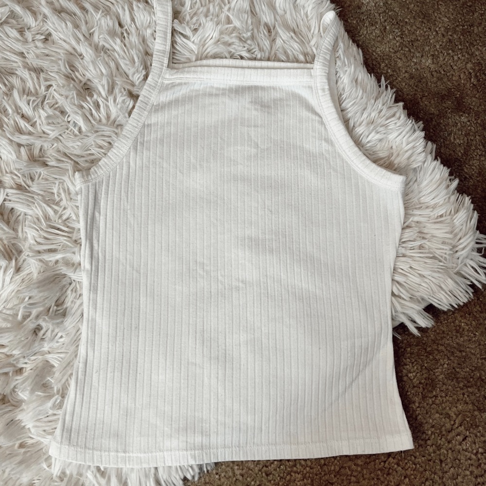 White Mudd Halter Tank Top